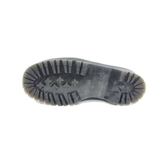 Dr. Martens 1461 Quad Fur Oxford Platform Shoe Women Black Glitter Leather US 10 - Picture 9 of 12